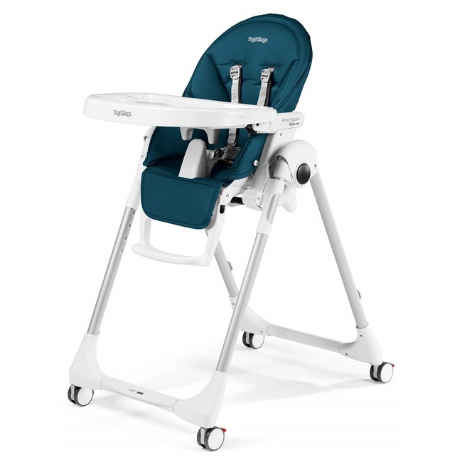 Peg Perego Prima Pappa Follow Me (ΔΩΡΟ Μπάρα Παιχνιδιών) Παιδική Καρέκλα Φαγητού Petrolio (4132BL71) (Δώρο Μπολ Φαγητού με κουταλάκι)