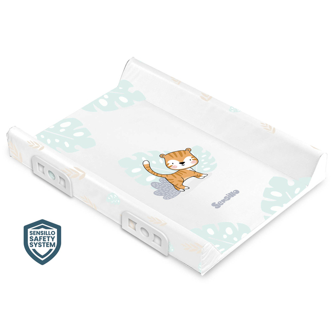 Sensillo Hard Changing Mat 50x70cm Tiger Safari 136278