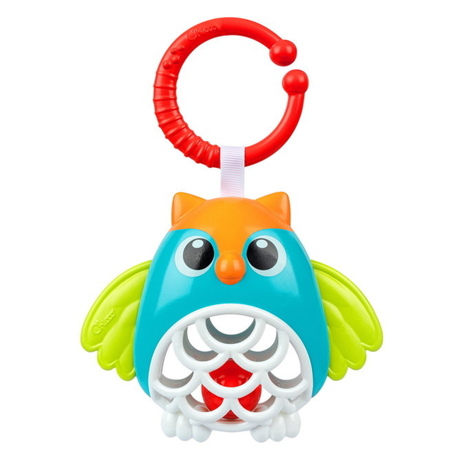 Chicco Κρεμαστή Κουδουνίστρα 11x13x5 cm Owl