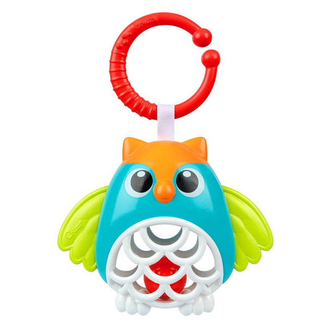 Chicco Hanging Rattle 11x13x5 cm Owl