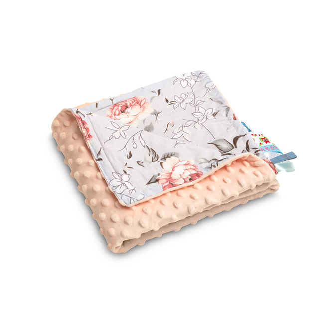 Sensillo MINKY BLANKET PEACH MAGICAL GARDEN 75 X 100