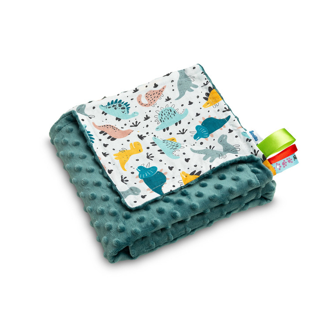 Sensillo MINKY BLANKET EMERALD DINOSAURS 75 X 100 SILLO-43122