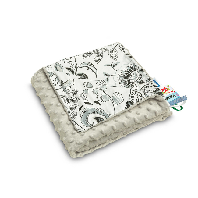 Sensillo MINKY BLANKET GREY FOLK 75 X 100