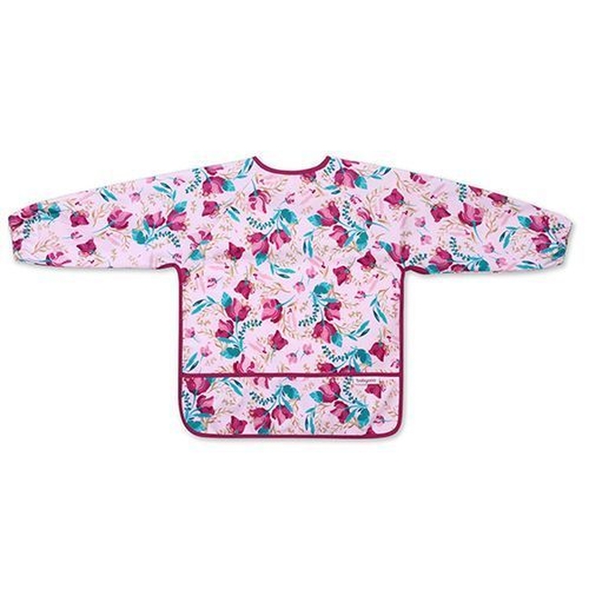 BabyOno 1477/01 Longsleeve bib FLORAL ONO-0195