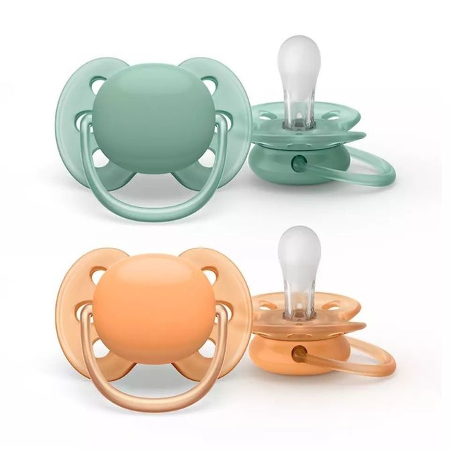 Philips Avent SCF091/03 SOFT PACIFIER 0-6 2 pcs