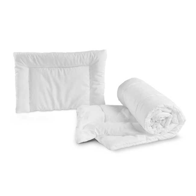 Sensillo Baby Quilt Set 135×100 & Pillow 60×40 White