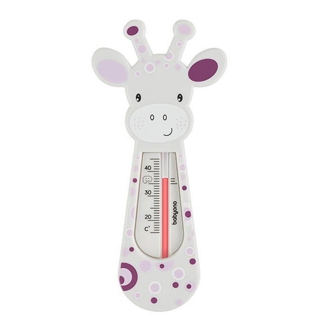 BabyOno 776/02 WATER THERMOMETER GIRAFFE PURPLE-WHITE