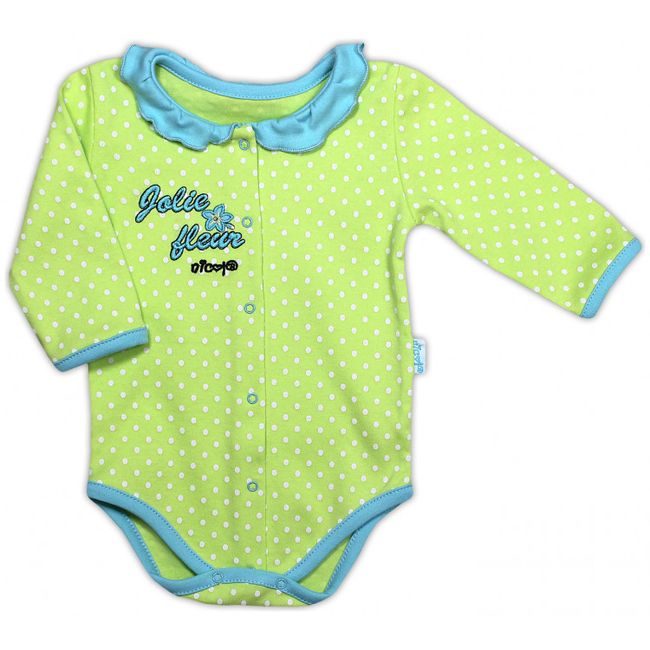 Nicol Cotton Body Longsleeve 68cm 3-6 Months - Green