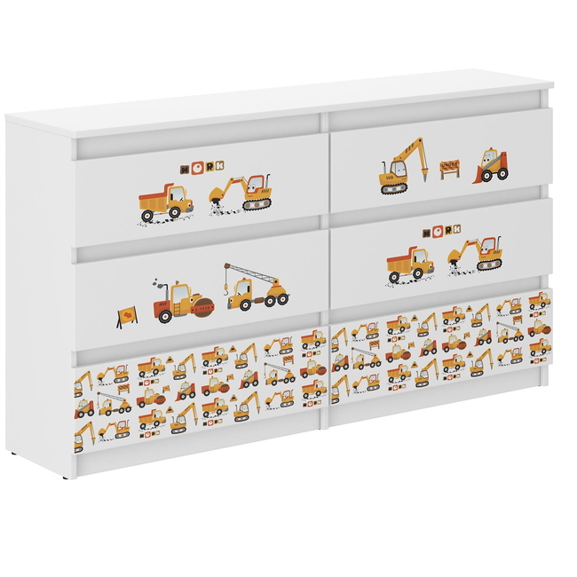 Children's Chest of Drawers R140 30x140X77 cm Construction