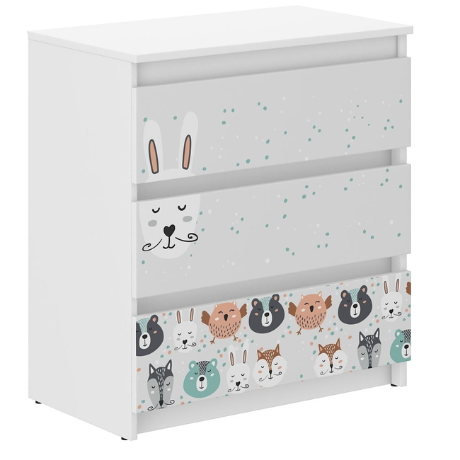 Παιδική Συρταριέρα Σιφινιέρα R3 40x76X70 cm Animals