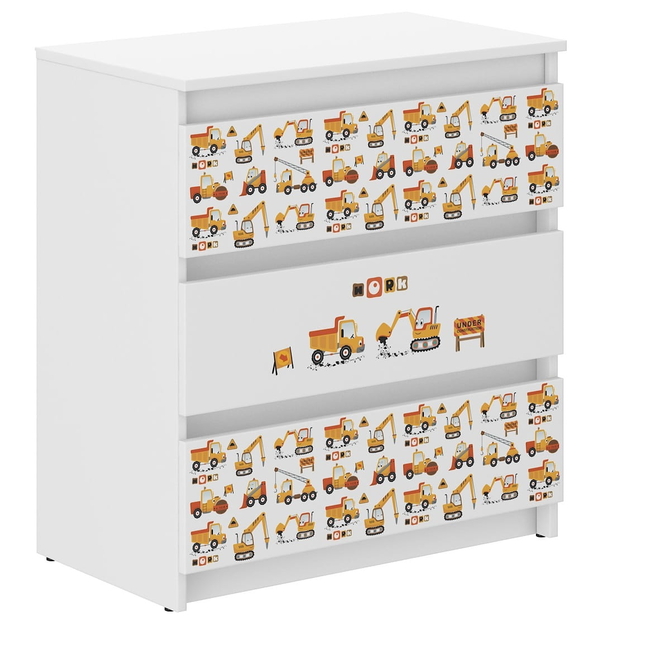 Children's Chest of Drawers R3 40x76X70 cm Construction