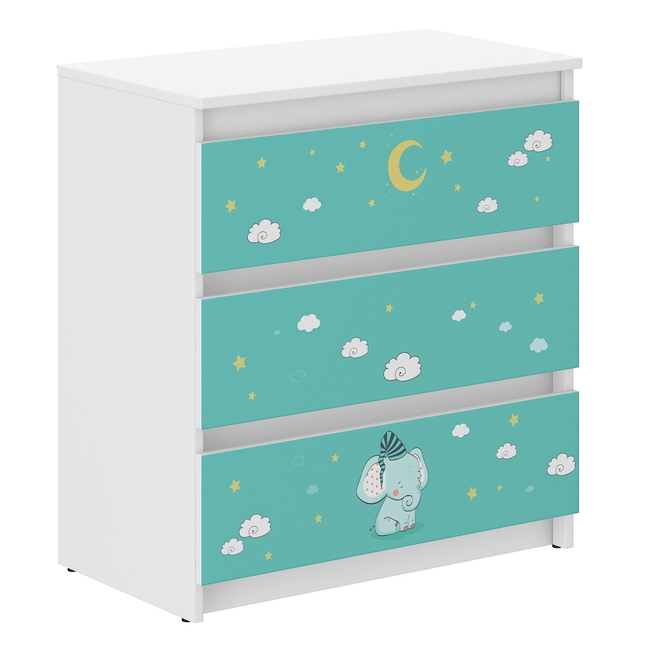 Children's Chest of Drawers R3 40x76X70 cm Elephant