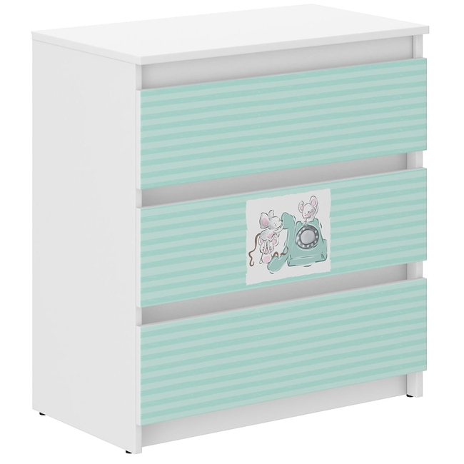 Children's Chest of Drawers R3 40x76X70 cm Friends