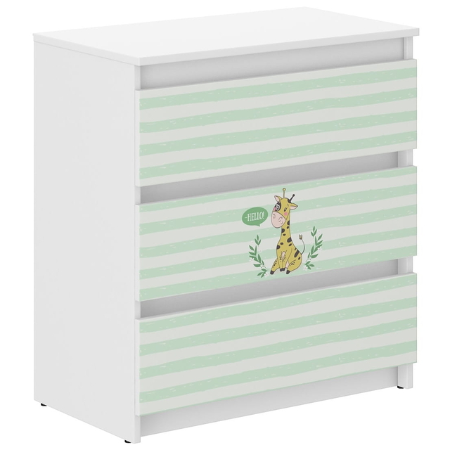 Children's Chest of Drawers R3 40x76X70 cm Giraffe