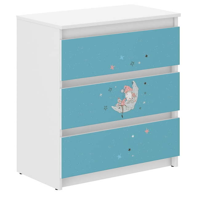 Children's Chest of Drawers R3 40x76X70 cm Sleepyhead