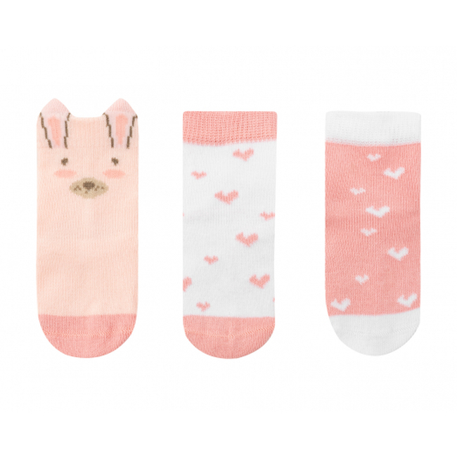 Baby socks with 3D ears Rabbits in Love