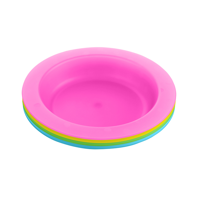 Kikka Boo Set PP plates 4pcs Rainbow 31302040163