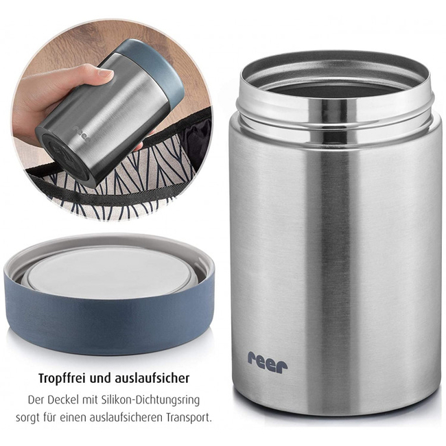Reer Stainless Steel Thermal Food and Drink Container 300ml 90408