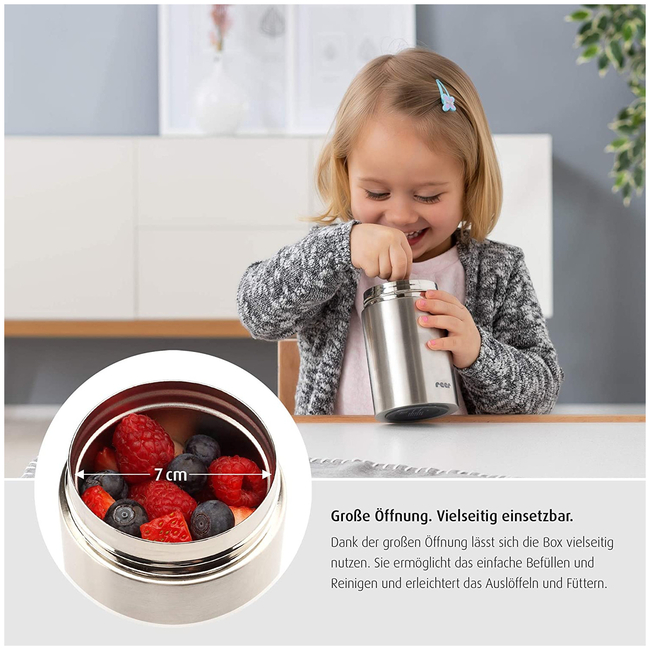 Reer Stainless Steel Thermal Food and Drink Container 300ml 90408