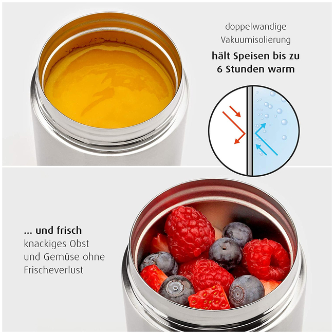 Reer Stainless Steel Thermal Food and Drink Container 300ml 90408