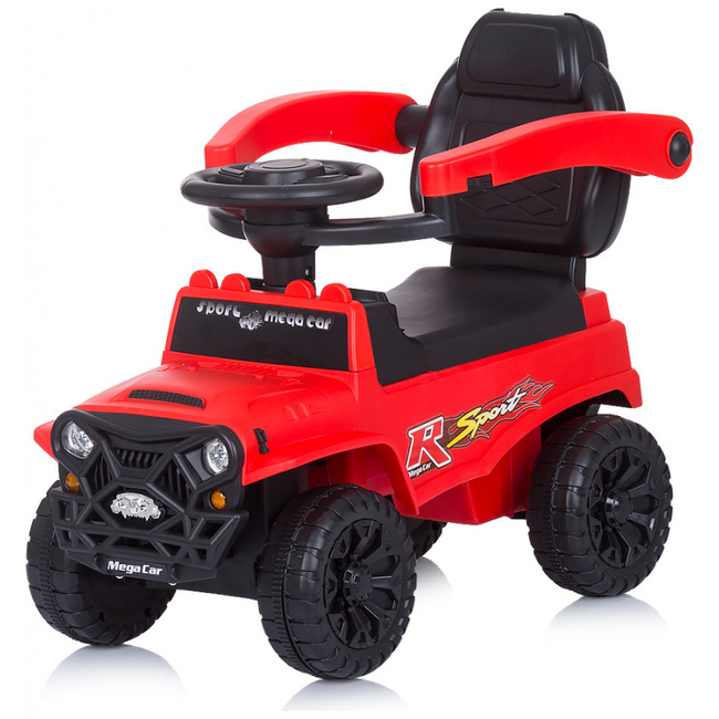 Chipolino Safari Kids Car with Parental Handle Red ROCSAF02102RE