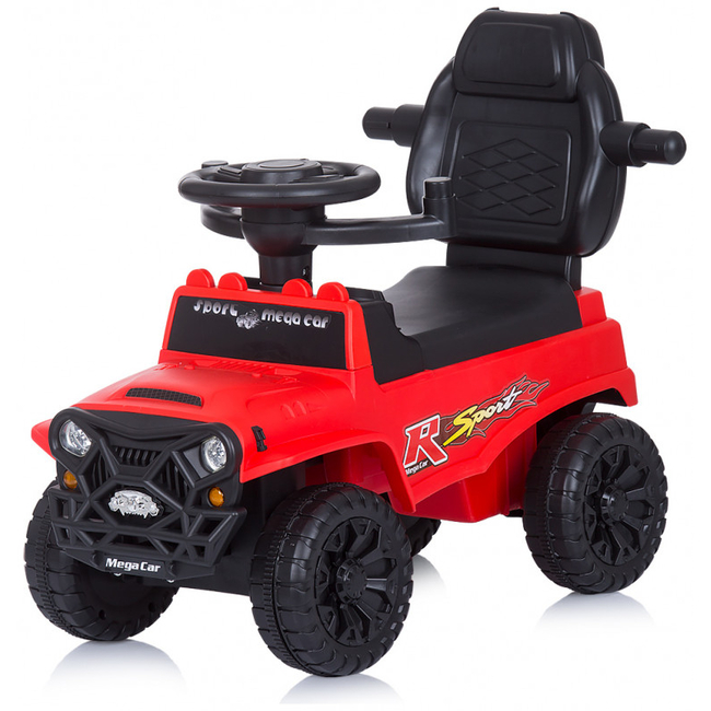 Chipolino Safari Kids Car with Parental Handle Red ROCSAF02102RE