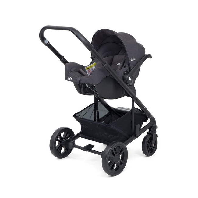 Joie Chrome Baby Stroller Set with Ember Baby Carrier i Snug 2