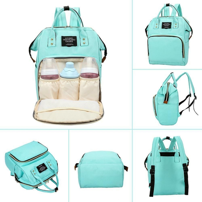 Mama backpack - Aquamarine