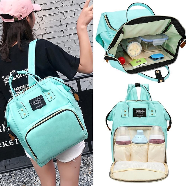 Mama backpack - Aquamarine