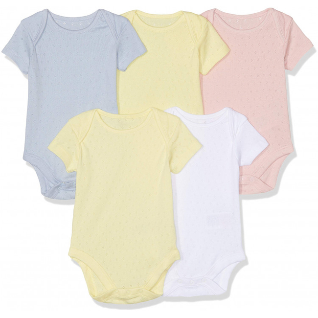 Mothercare  Body 5 Pack Set 0-3 Months sb130 - Multicolor