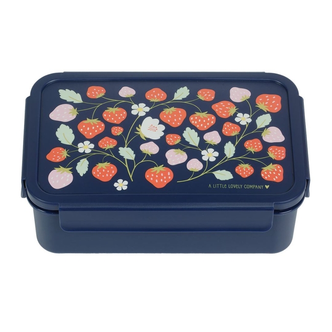 A little lovely company Δοχείο φαγητού Bento Lunch box: Strawberries SBSTBU55