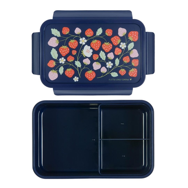 A little lovely company Δοχείο φαγητού Bento Lunch box: Strawberries SBSTBU55