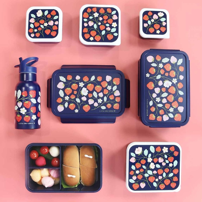 A little lovely company Δοχείο φαγητού Bento Lunch box: Strawberries SBSTBU55