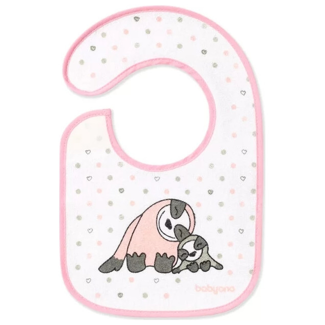 BabyOno Eat and Grow Bib 3m+ Seal BN831