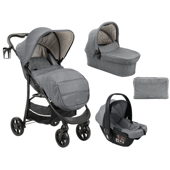 Kikka Boo Stroller 3in1 0-22kg Selina Light Grey 2024 31001010258