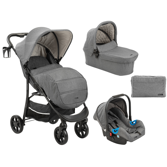Kikka Boo Selina 3 σε 1 0-22kg Σύστημα Μεταφοράς Σκούρο γκρι 31001010182