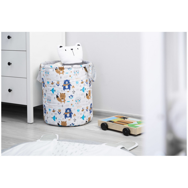 Sensilllo Cotton Storage Basket Baby Accessories 40x50cm Forest 8702