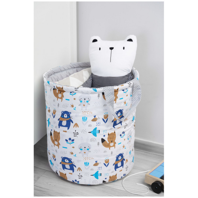 Sensilllo Cotton Storage Basket Baby Accessories 40x50cm Forest 8702