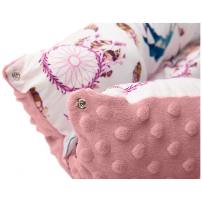 Sensillo Cocoon Φωλιά Για Βρέφη 70x30 cm pink birds SILLO-22882