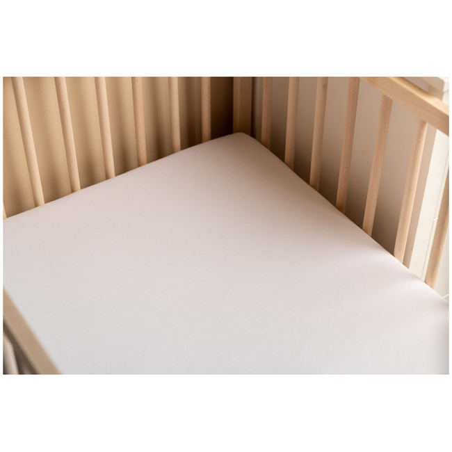 Sensillo Deluxe Sheet for Cot Mattress 120x60cm 100% Cotton White Sillo-2209