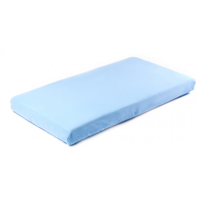 Sensillo Jersey Σεντόνι για Κούνια 100% Βαμβάκι 140 x 70 CM Γαλάζιο SILLO-22082