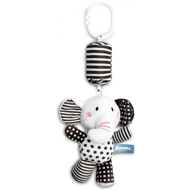 Sensillo Plush Hanging Baby Stroller Toy 0+ Months Elephant SILLO-033