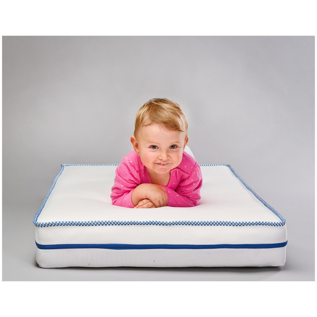 Sensillo Latex Mattress for Cot & Playpen 120x60x10cm Sillo-0161