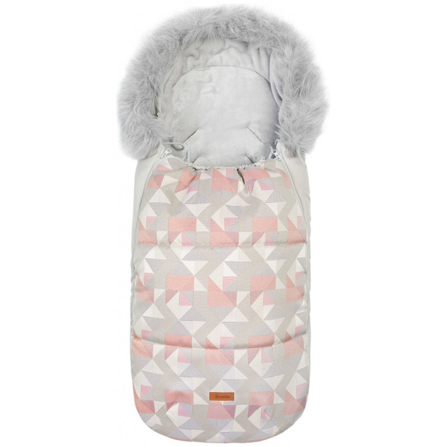 Sensillo Olaf Luxury Fur Ποδόσακος για Παιδικό Καρότσι 100x45cm Mosaic 5908310391977