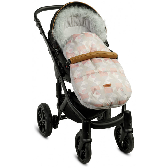 Sensillo Olaf Luxury Fur Footmuff for Stroller Mosaic 5908310391977