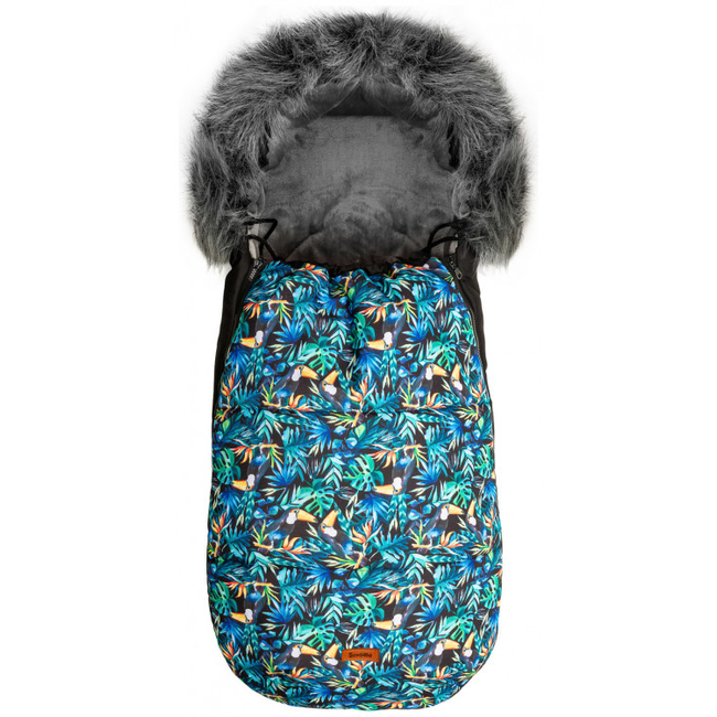 Sensillo Olaf Luxury Fur Ποδόσακος για Παιδικό Καρότσι 100x45cm Toucan SILLO-8362