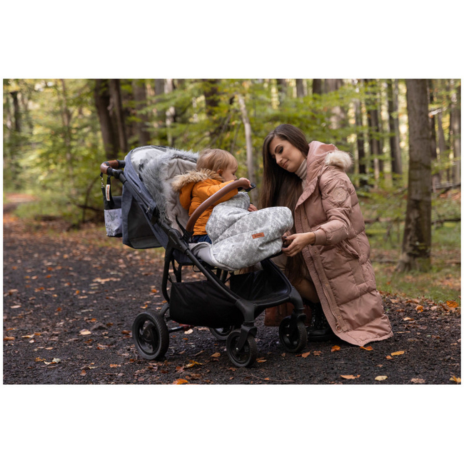 Sensillo Olaf Luxury Fur Ποδόσακος για Παιδικό Καρότσι 100x45cm Toucan SILLO-8362