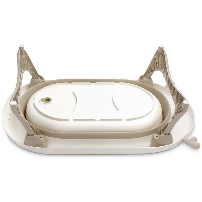Sensillo Folding Baby Bathtub with Thermometer 81.5 x 50.5 cm Beige SILLO-2022