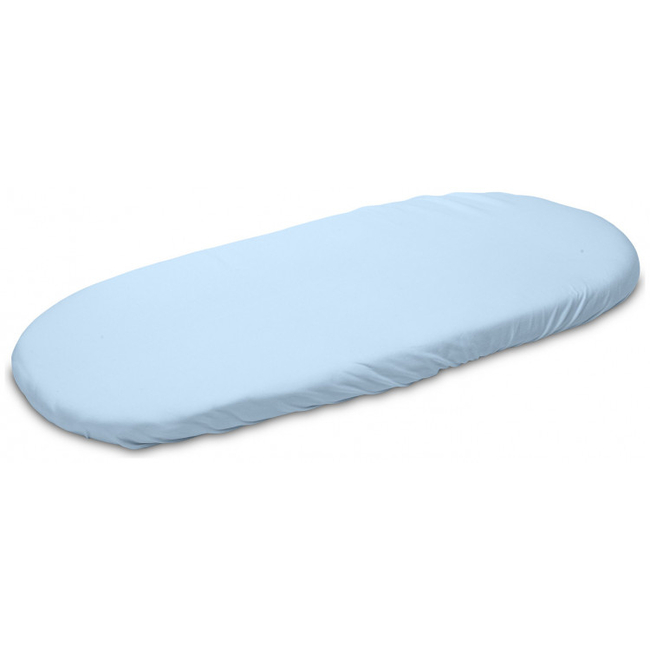 Sensillo 1 piece fitted sheet moses basket 35 x 75 cm - Blue