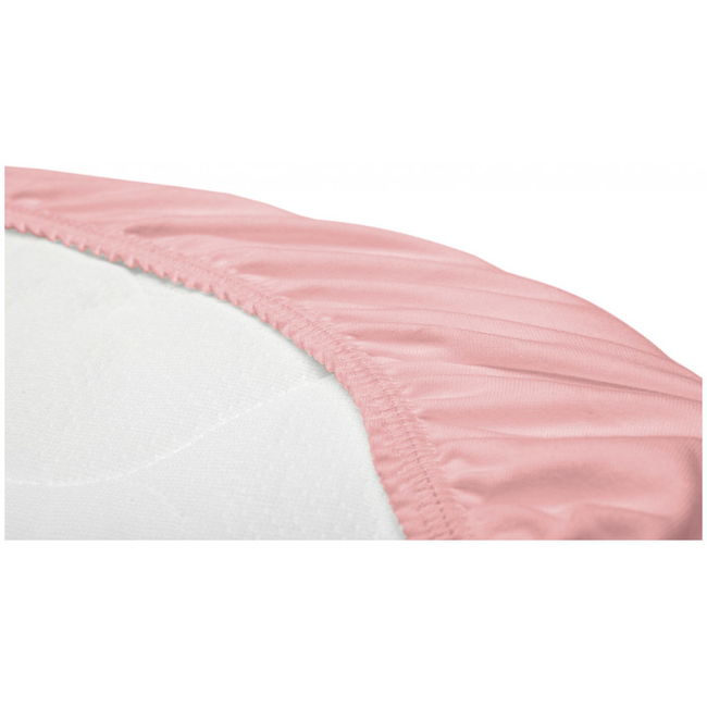 Sensillo 1 piece fitted sheet moses basket 35 x 75 cm - Pink